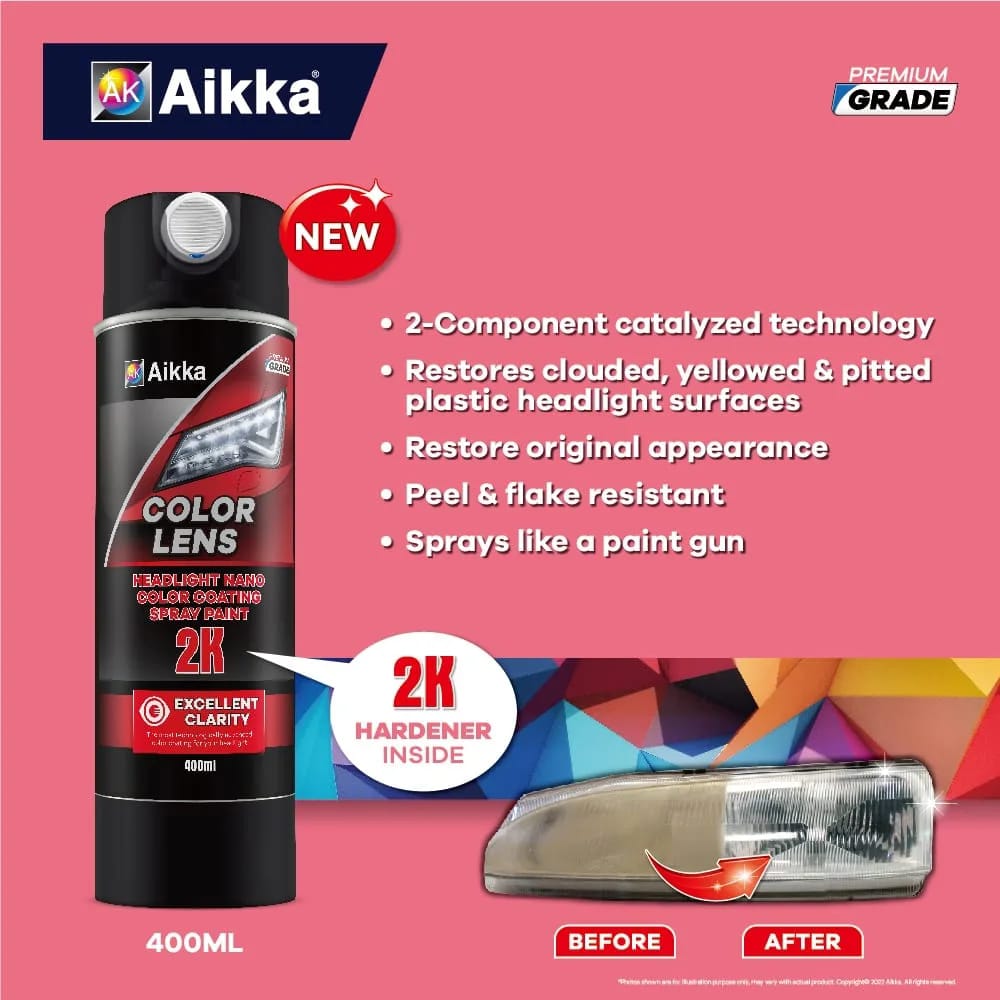 Aazon.co: 50l Headlight Restoration Spray, Headlight Clear Coat
